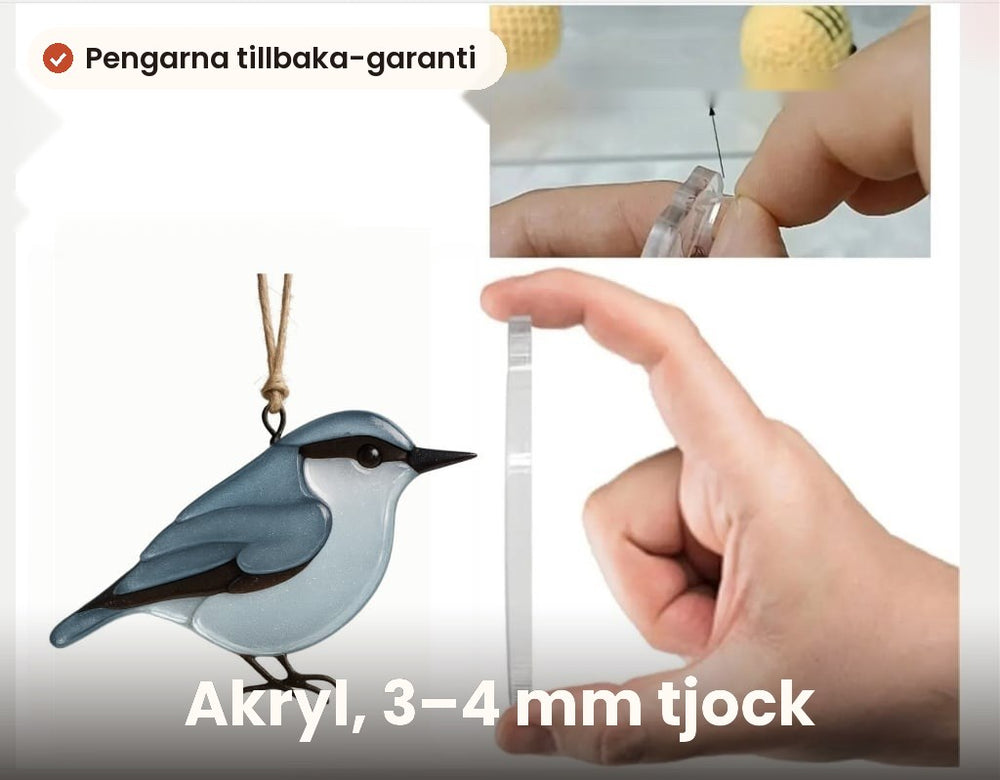 Sjöglas-färger i akryl