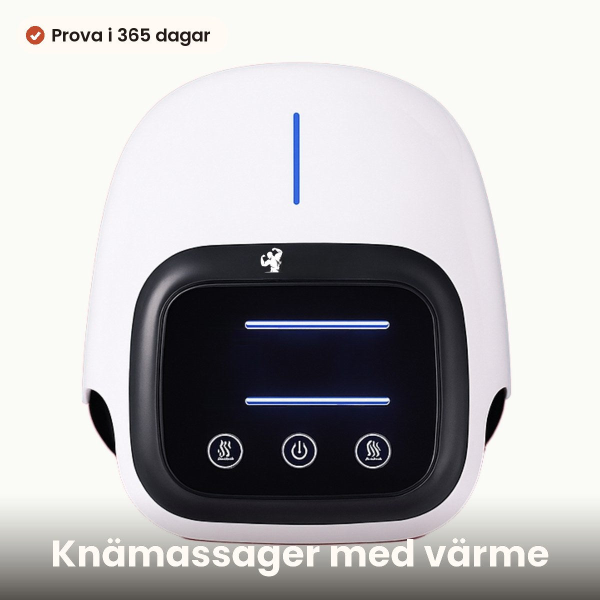 Knämassager med värme och vibration