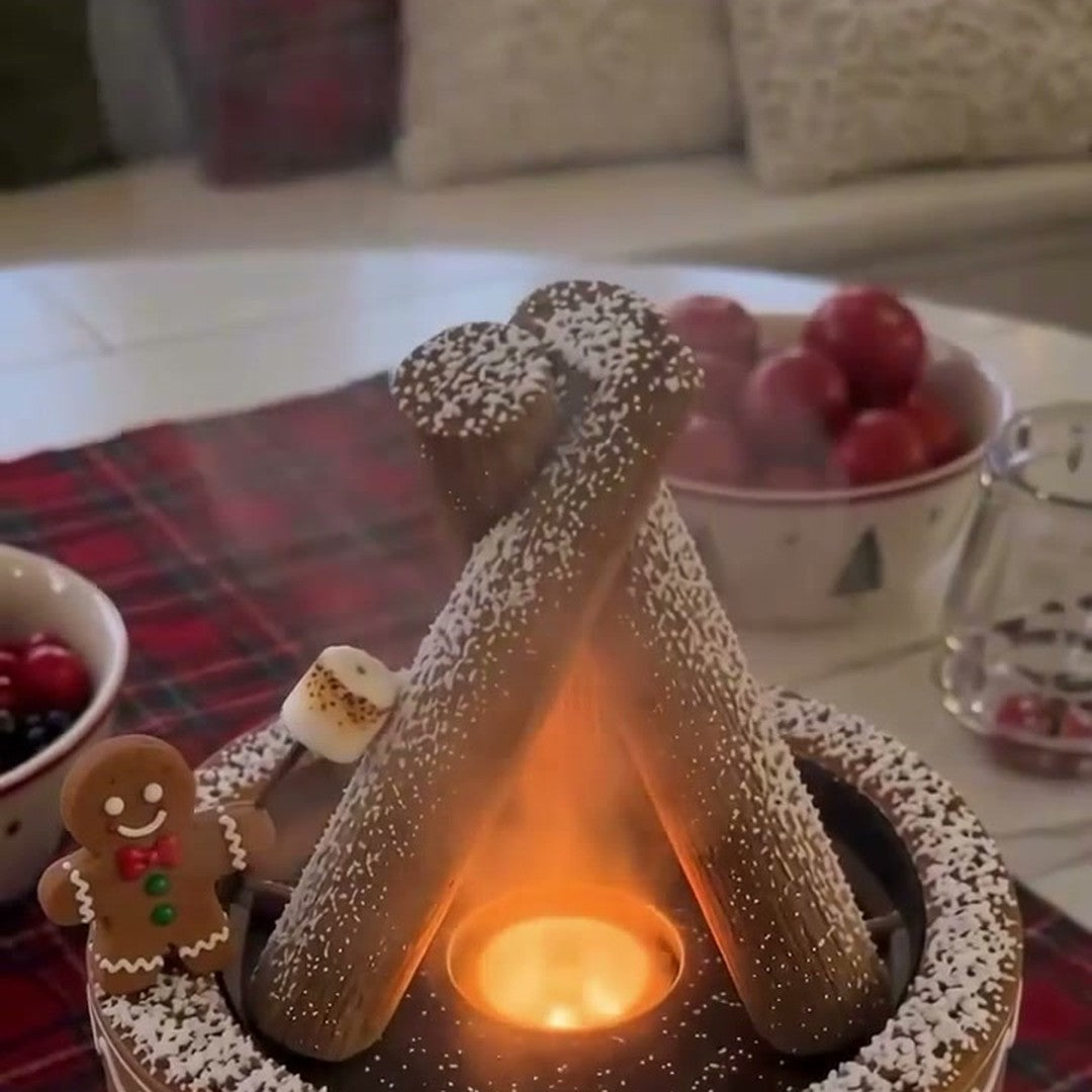 Pepperkakebålet – duftbål uten ekte flamme