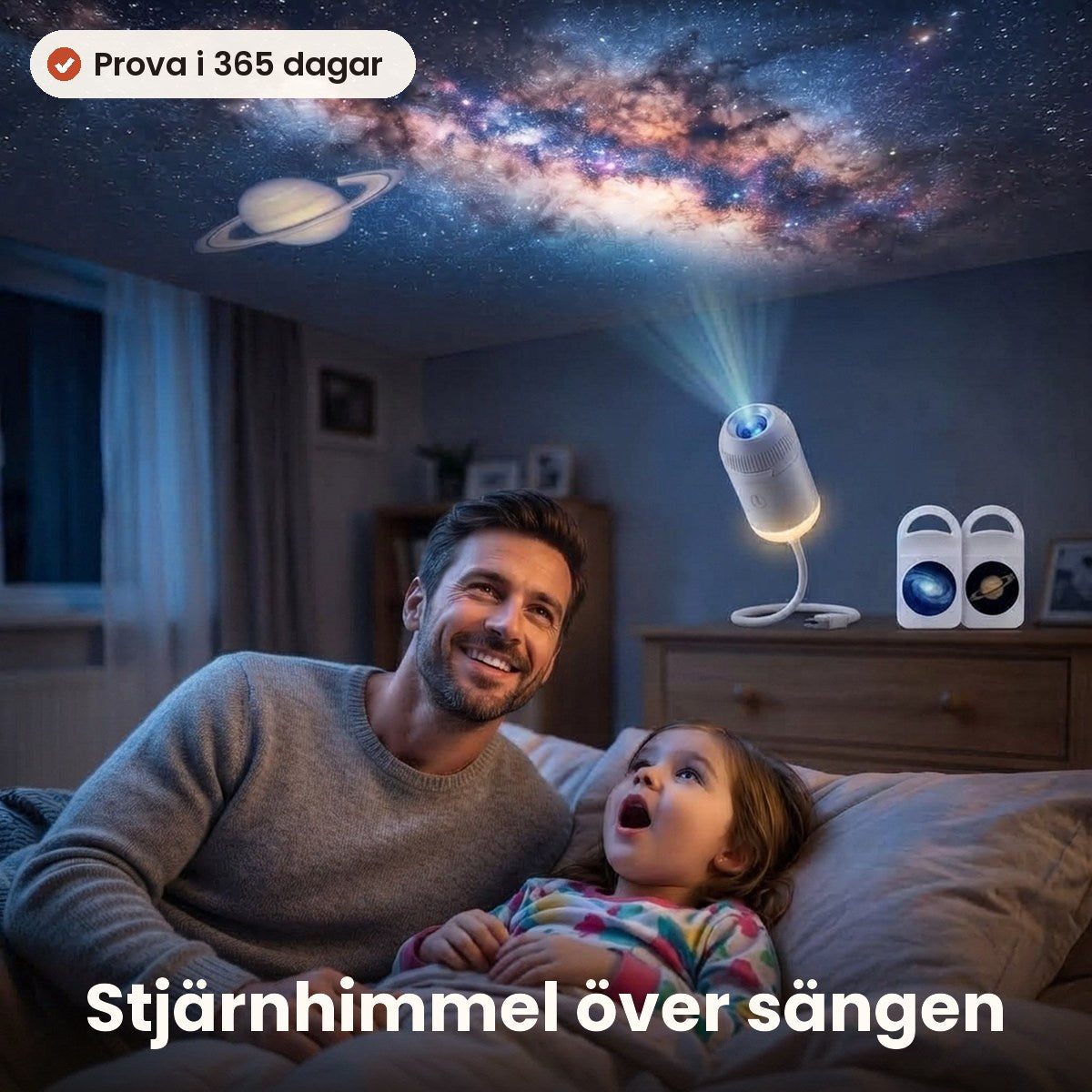 Sätt i skivan, rikta, släck lampan