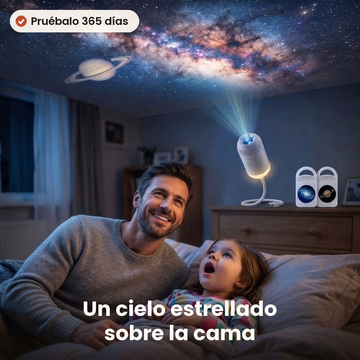Pon el disco, apunta y apaga la luz