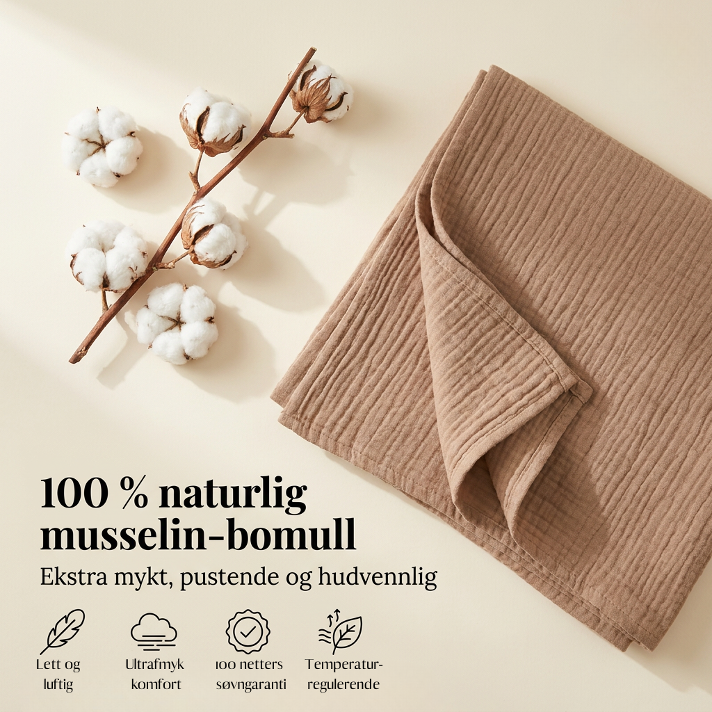 Premium Nordic Mousselintæppe™