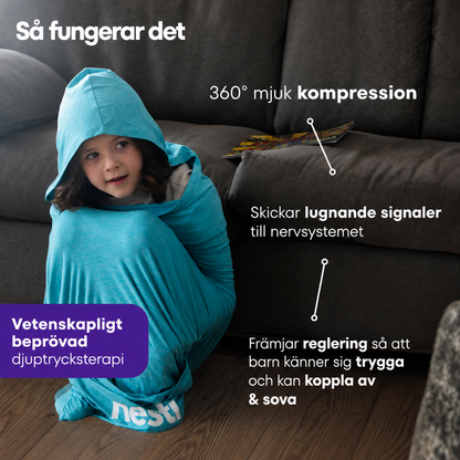 SleepNest sovpod barn – armarna fria och öppen fotdesign