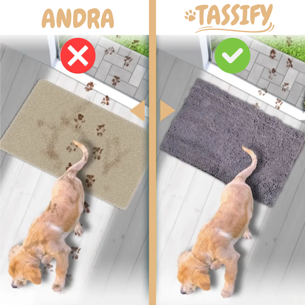 Före och efter med Tassmattan