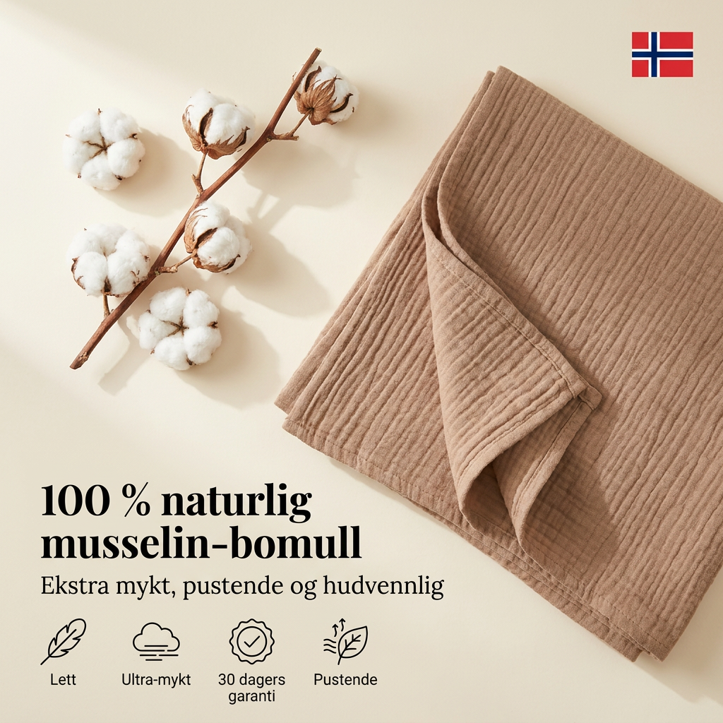 Premium Nordic Muslinpledd™