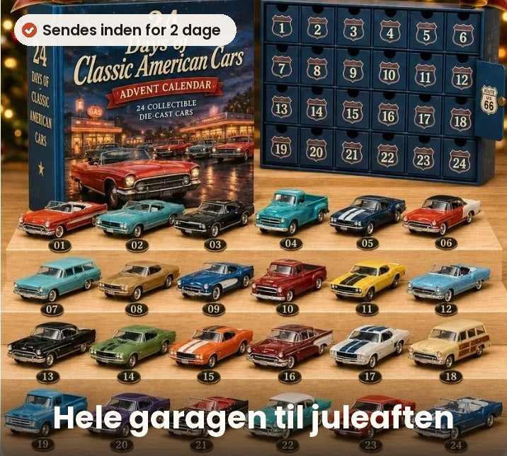 24 forskellige biler