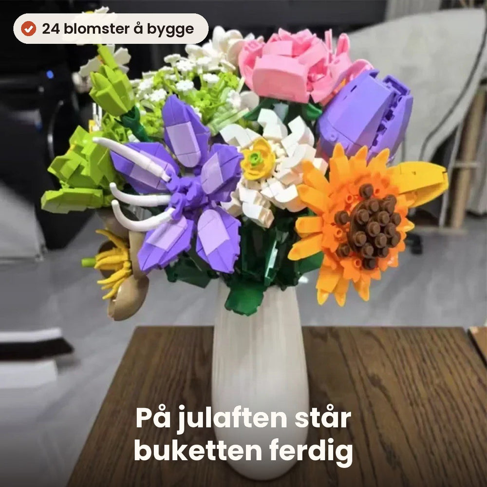 På julaften står buketten ferdig