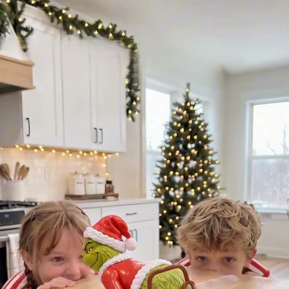 Han trodde det var julepynt