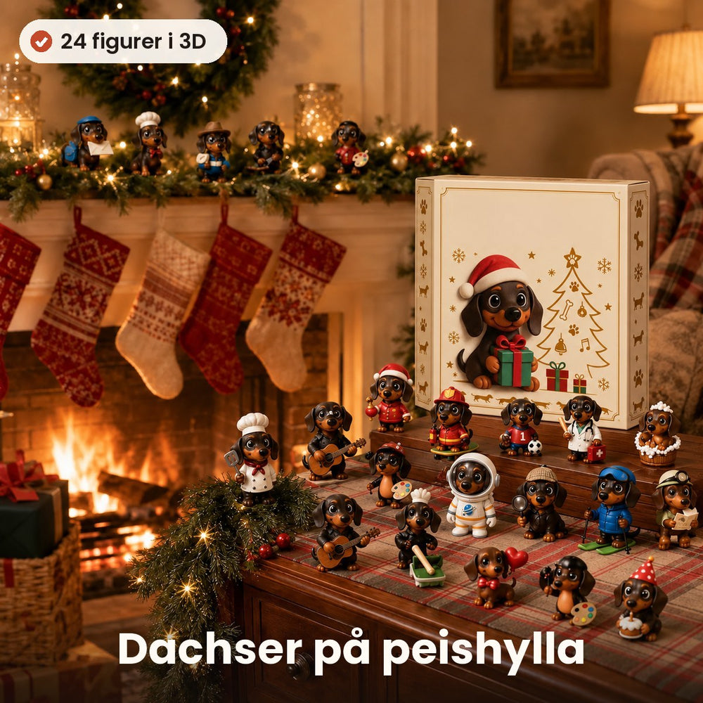 24 dachser til julaften
