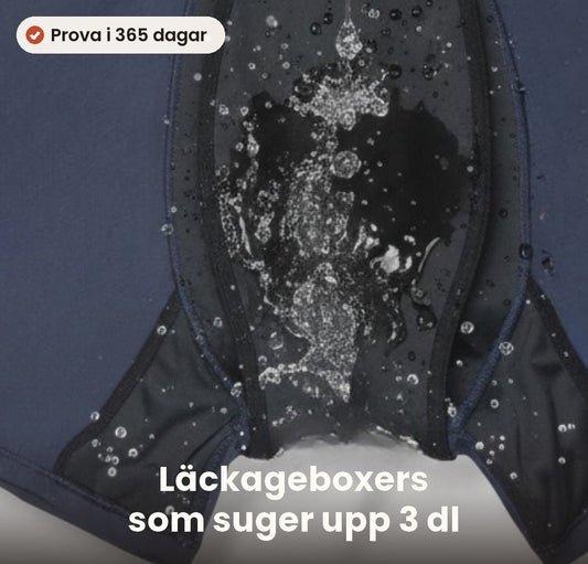 Läckagesäkra boxers för män