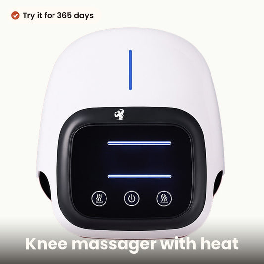 Knee massager with heat and vibration