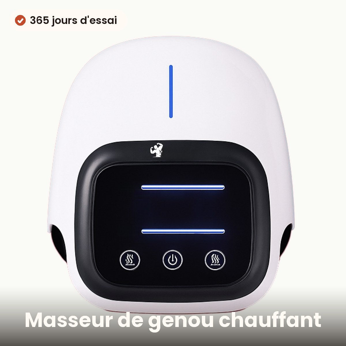 Masseur de genou chauffant et vibrant