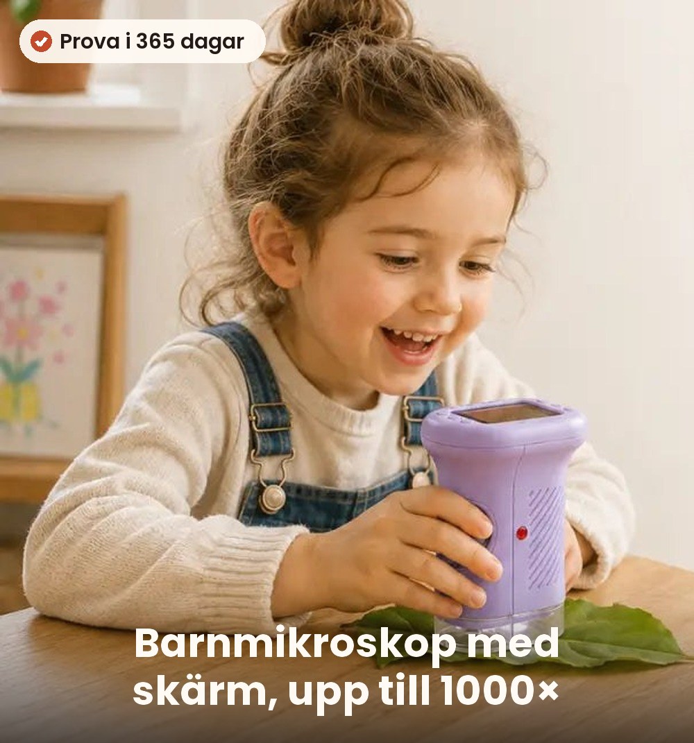 Barnmikroskop med skärm