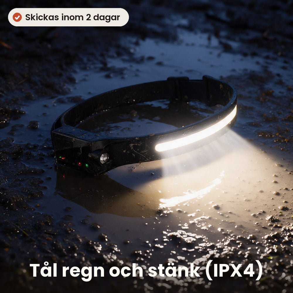 Tål regn och sitter kvar