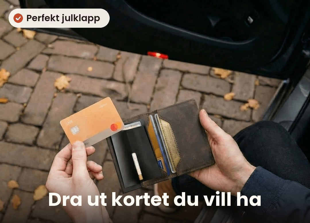 Tryck, välj kort, betala