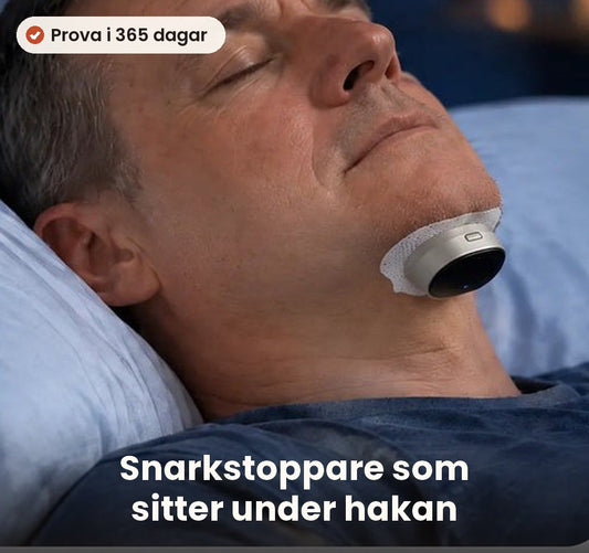 Snarkstoppare som sitter under hakan