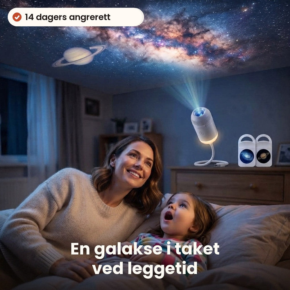 Stjerner i taket ved leggetid