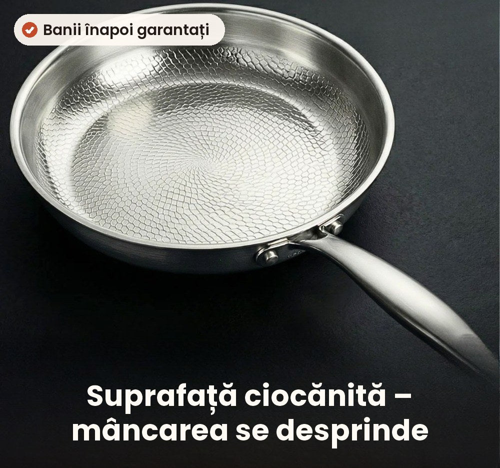 Suprafața ciocănită face treaba